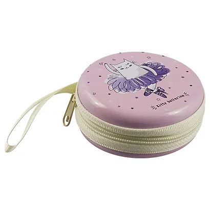 Монетница на молнии Kitty ballerina (7см) (металл) (ПВХ бокс) - фото 2