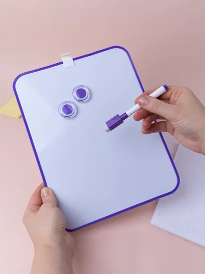 Доска магнитно-маркерная А4 "Pastel", 2 магнита, маркер, Yoi - фото 13