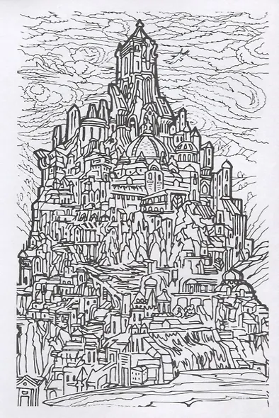 Релакс-раскраска. Царство фантазии - фото 4