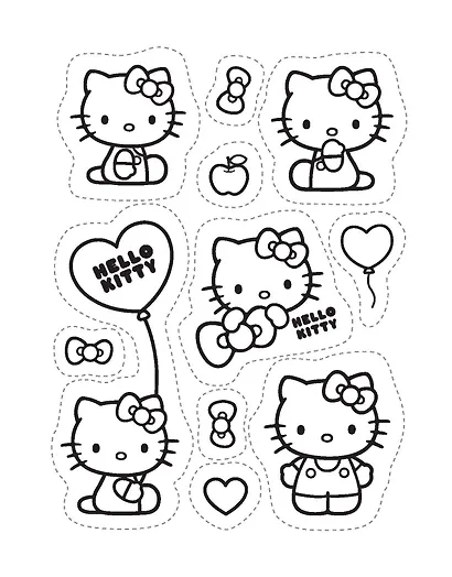 Hello Kitty: стикербук - фото 15