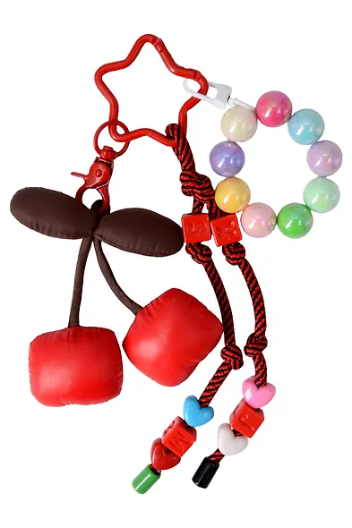 Брелок-обвес на сумку Вишенки (20см) (12-4305-202509-NI-48) - фото 2