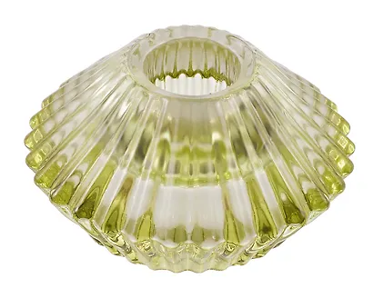 Подсвечник для длинной свечи круглый (стекло) (7см) (12-20250519-4) - фото 3