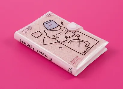 Записная книжка А7, 96 листов, нелинованная, "Сонные котики", в ассортименте - фото 5