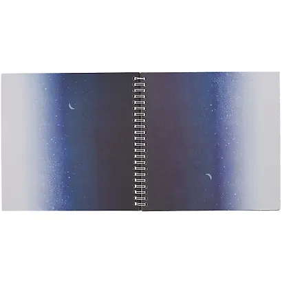 Скетчбук 196*196 45л "Градиент. Облака"  дизайнерск.блок, 100г/м2, мат.ламинация, выборочный УФ-лак - фото 4