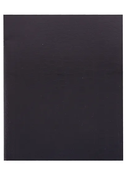 Тетрадь в клетку Hatber, "Metallic Croco Черная", 48 листов - фото 1