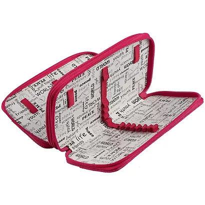 Пенал 2 отделения "Toy pet" 19*11, молния, полиэстер - фото 3