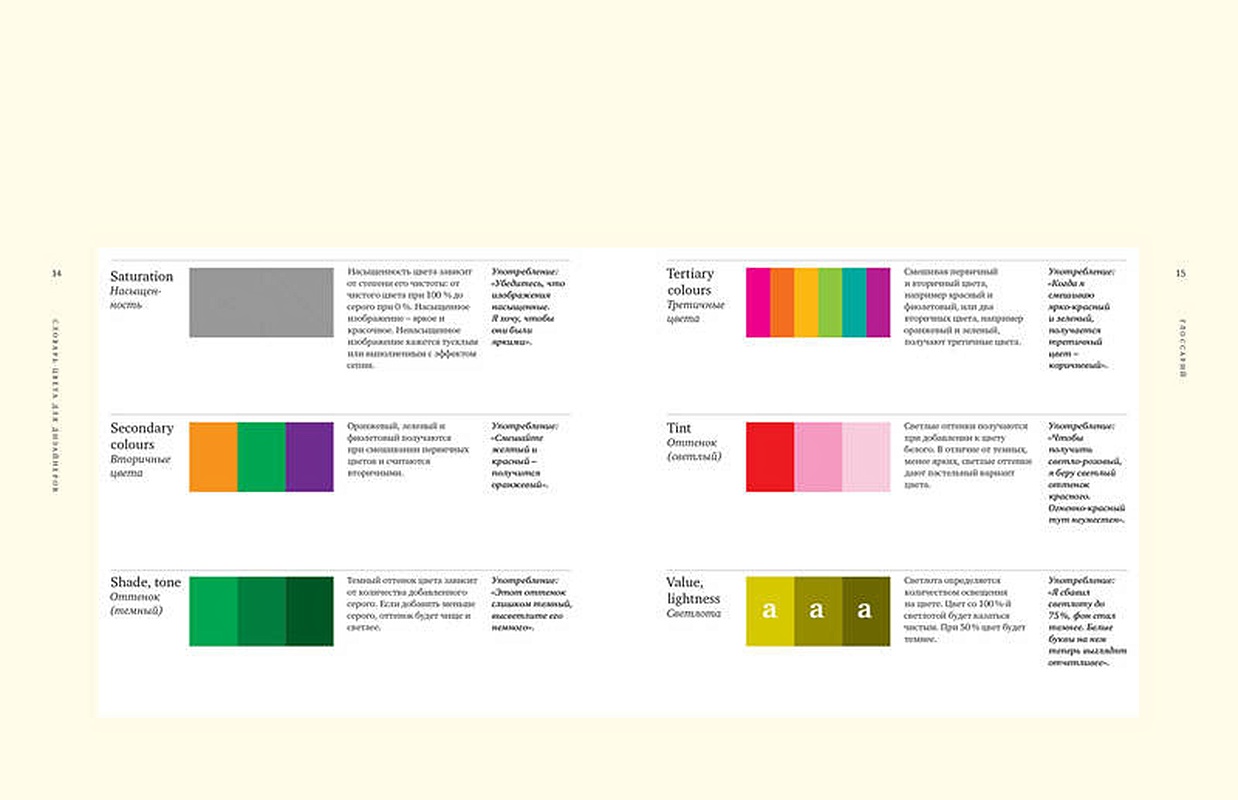 Словарь цветов для дизайнеров шон адамс