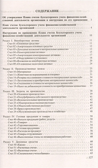 План счетов бухгалтерского учета приказ минфина