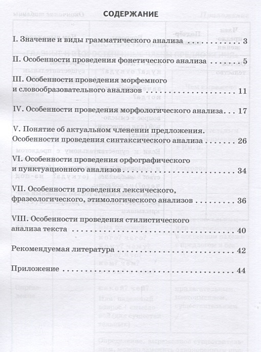 Содержание грамматического материала. Содержание грамматического материала
