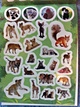 100 наклеек. Зверята - фото 4