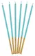 Набор свечей для торта Mint (мятные) (6шт) (15см) (12-7color-candle_14) - фото 3