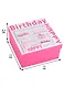 Коробка подарочная "Happy birthday" розовая, 15*15*8,5см, картон - фото 2