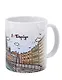 Кружка СПб Я люблю Петербург (набережная и дома) (керамика) (330мл) - фото 1