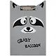 Планшет «Crazy raccoon», А4, пластик, фигурный - фото 1