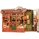 CWGB401 Конструктор интерьерный  – сборный домик CuteBee - Пекарня "Миссис Хант", 216 деталей (материалы: дерево, картон, пластик, металл), со световыми эффектами (подсветка интерьера), с питанием от 2хААА батареек (не включены), серия DIY, возраст 14+ - фото 3