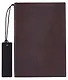 Ежедневник недат. А5 160л 146х211 мм "Шеврет" коричневый, иск.кожа, мягкий переплет, блинт.тиснение, офсет, закладка, 2 ляссе, инд.уп - фото 1