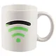 Кружкка-хамелеон белая Значок WI-FI(керамика)(330 мл) - фото 2