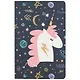 Тетрадь в клетку Kairui, Unicorn in space, 32 листа, в ассортименте - фото 1