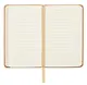 Записная книжка А6- 96л кл. "JOY BOOK. Крем-брюле" 7БЦ, иск.кожа, тонир.форзац, тонир.блок, скругл.углы, сшит.блок, ляссе, резинка, карман на задн.форзаце - фото 2
