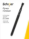 Ручка гелевая черная "Slider" 0,5 мм, soft touch, Schiller - фото 1