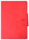 Ежедневник недат. А5 136л "Snap book. No 5" красный, иск.кожа, интегр.переплет, клапан, офсет, ляссе - фото 1