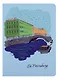 Записная книжка А6 24л кл. "набережная", тонир. внутр. блок, сшивка - фото 1