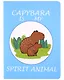 Записная книжка «Capibara is my spirit animal» А6, 32 листа в клетку, сшивка, в ассортименте - фото 5