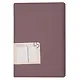 Ежедневник недат. А5 136л "MAPLE" серо-фиолетовый, 7Б, иск.кожа, обл.поролон, тв.переплет, тонир.блок, скругл.углы, ляссе, инд.уп - фото 3