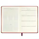 Ежедневник недат. А5 160л "Сариф" красный, иск.кожа, тв.переплет, офсет, ляссе - фото 7