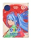 Картон цветной 5 цветов, 5 листов А4 "Девочка с зонтом" бархатный, в папке - фото 1