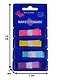 Закладки самоклеящиеся 44*12 мм 4 цвета*40 листов, с цветным краем, MAKE your MARK - фото 2