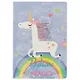 Тетрадь в клетку Rainbow unicorn, 40 листов, в ассортименте - фото 1