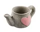 Кашпо Леечка с сердцем (керамика) (12х6) (12-06650-202306-101) - фото 3