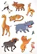 Дикие животные. Панорамка с многоразовыми наклейками - фото 2