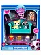 Игровой набор Littlest Pet Shop, "Обед с друзьями", 3 фигурки мини-животных с аксессуарами, подарочная упаковка, 4+ - фото 6