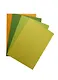 Набор д/творчества Листы фетра А4 4шт (светло-зеленая, зеленая, желтая, оранжевая)(6069-20) - фото 1