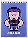 Блокнот А6 40 листов, нелинованный, "Leon, Amber, Emz, Nita, Frank" спираль, Brawl Stars - фото 2