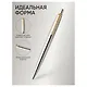 Ручка шариковая Parker, Jotter Stainless Steel GT, подарочная синяя - фото 6