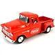 Машинка литая коллекционная Motor City Classics - Die-сast модель по лицензии Coca-Cola 1953 Chevy Pickup, масштаб 1:43 - фото 4