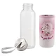 Бутылка в чехле с цветом Единорог с цветами Live your dreams (стекло) (300мл) - фото 2