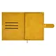 Ежедневник-органайзер недат. А6+ 80л 126х174 "Тиволи глосс" горчичный, иск.кожа, интегр.переплет, иснение фольгой, магнит.клапан , офсет, ляссе - фото 3