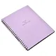 Тетрадь 80л кл. "Block", сиреневый, карт.обл., спираль, микротекстурирование, ламинация - фото 2