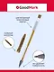 Ручки гелевые 12шт с золотыми чернилами 0,7мм, GoodMark - фото 5