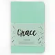 Записная книжка А6- 80л кл. "Grace. Мятный", иск.кожа,интегр.обл., скругл.углы, ляссе - фото 3