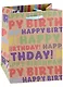 Пакет А5 23*18*10 "Happy Birthday to you" нейтр., бум.мат - фото 1