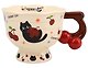 Кружка Cherry Cat Котик с вишней (керамика) (360мл) (12-6641-202604-05) - фото 1