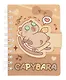 Записная книжка А7 80л лин. "CAPYBARA" спираль, карт.обл., липучка, ассорти - фото 8