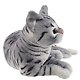 Мягкая игрушка "Котик лежит", 25 см - фото 2
