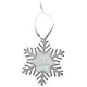 Украшение «Серебряная снежинка», 14 см - фото 1