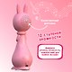Зайчик Няня «Грызушка». Музыкальная интерактивная игрушка. Розовый. 8 режимов, 7 функций - фото 9